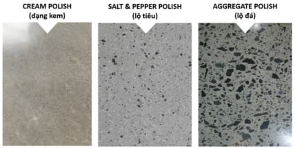Cấp độ mài sàn bê tông Liquid Hardner Concrete