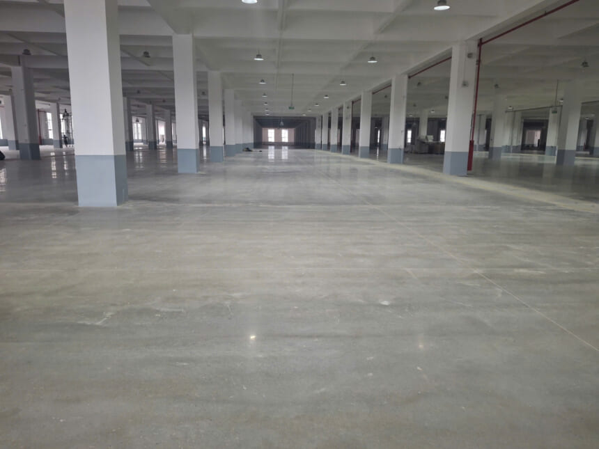 Quy trình mài nền bê tông chuẩn công nghiệp